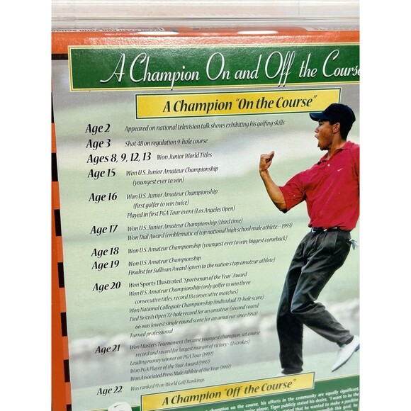 1998 SEALED! Tiger Woods collectable Wheaties box Limited Edition Inaugural Box - Picture 4 of 10